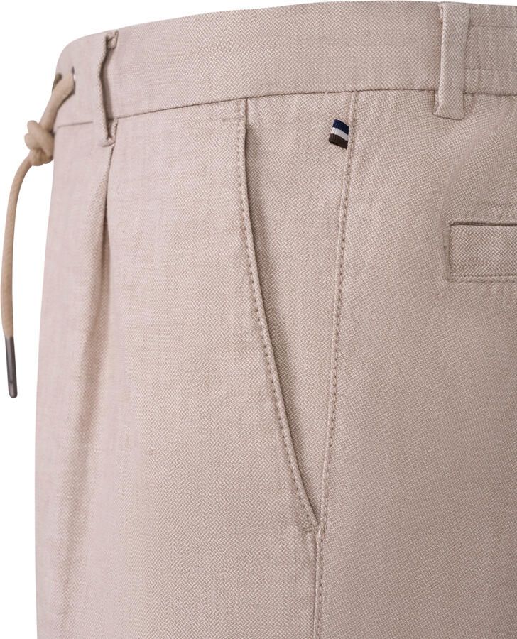 Bugatti Slim fit korte broek met tunnelkoord