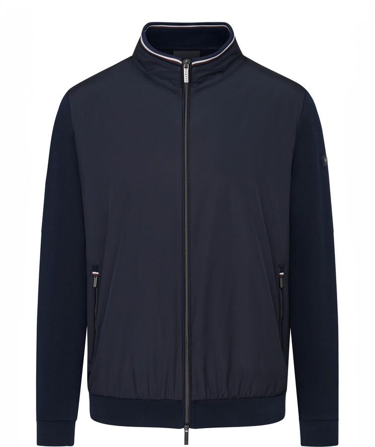 Bugatti Sweatvest met rits en staande kraag - Foto 4