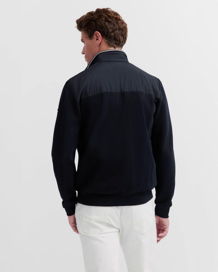 Bugatti Sweatvest met rits en staande kraag - Foto 3