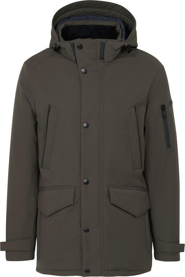 Bugatti Sportieve Parka met Afneembare Capuchon Green Heren - Foto 4