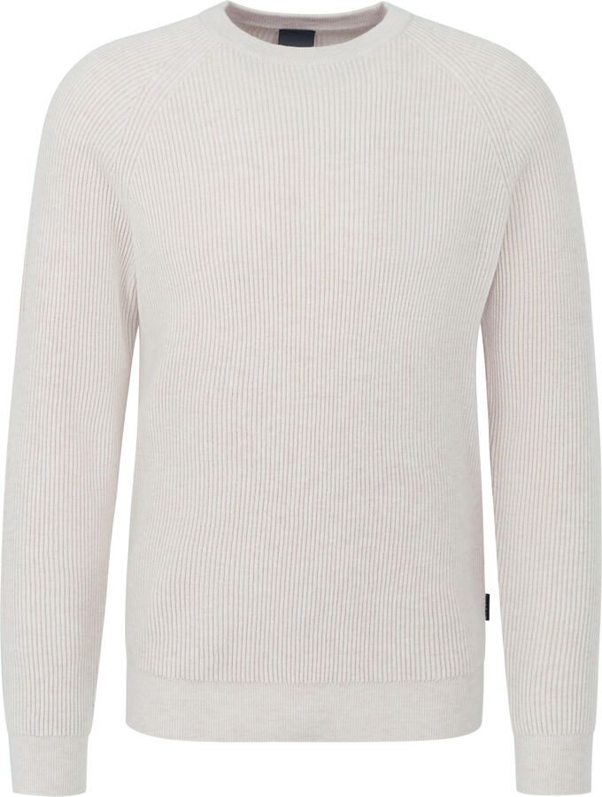 Bugatti Trui met ronde hals met structuur - Foto 5