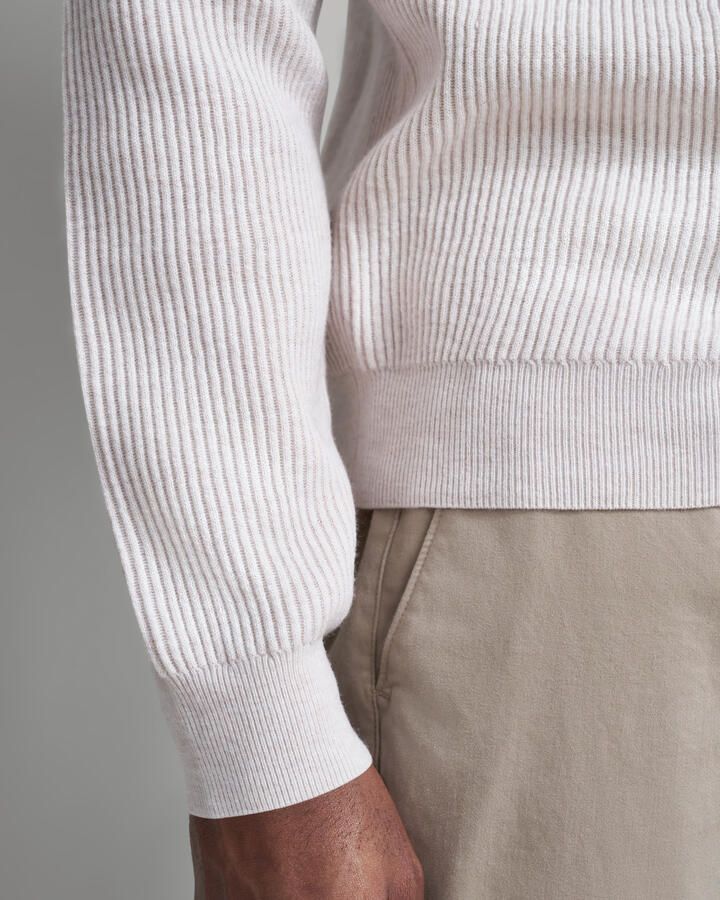 Bugatti Trui met ronde hals met structuur - Foto 3