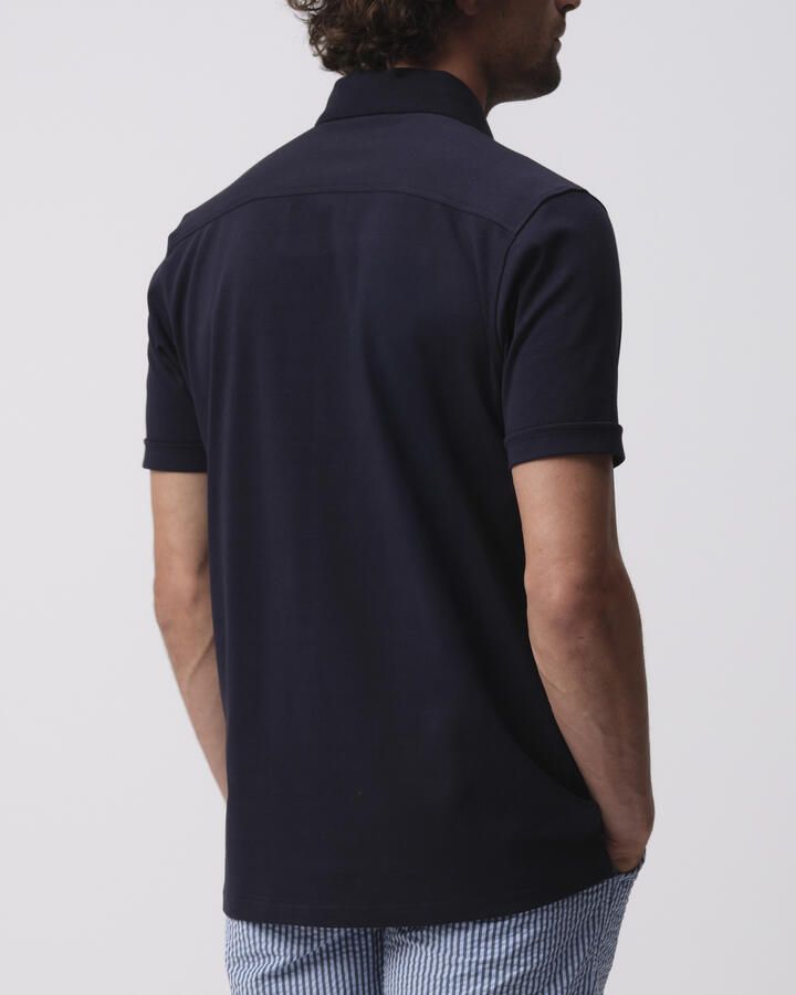 Campbell casual overhemd donkerblauw - Foto 3