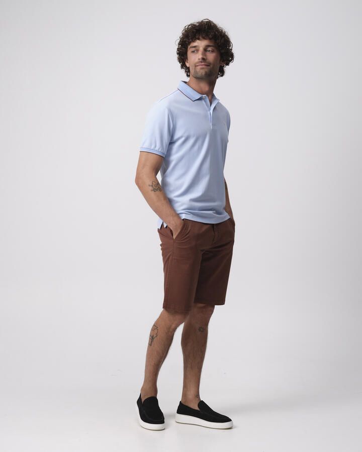 Campbell regular polo lichtblauw - Foto 5