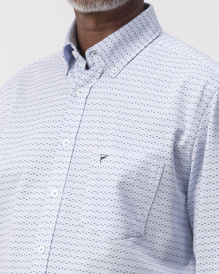 Campbell casual overhemd lichtblauw - Foto 4