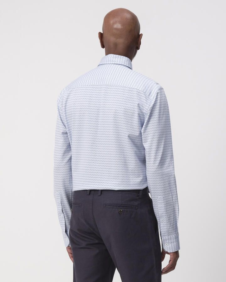 Campbell casual overhemd lichtblauw - Foto 5