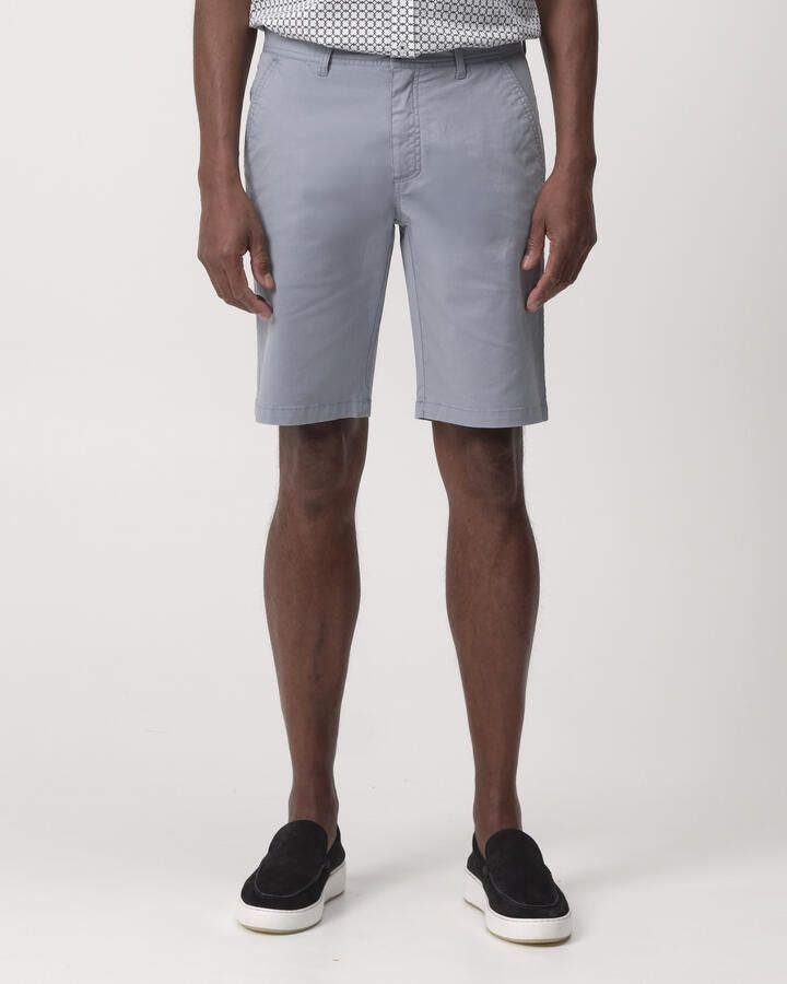 Campbell regular chino short grijsblauw - Foto 2