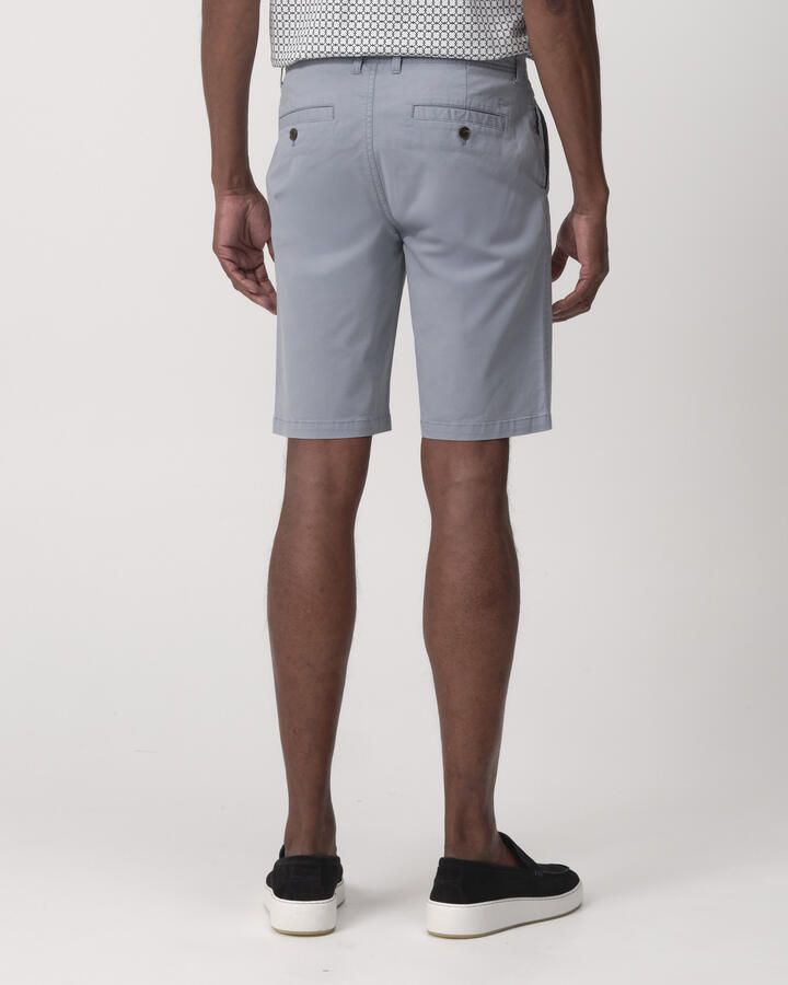 Campbell regular chino short grijsblauw - Foto 4