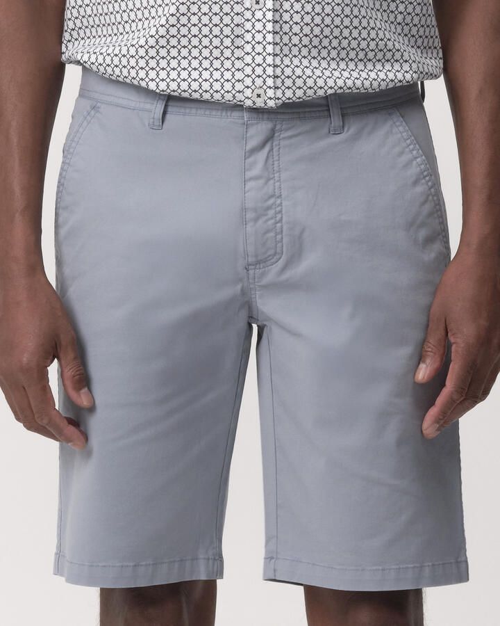 Campbell regular chino short grijsblauw - Foto 5