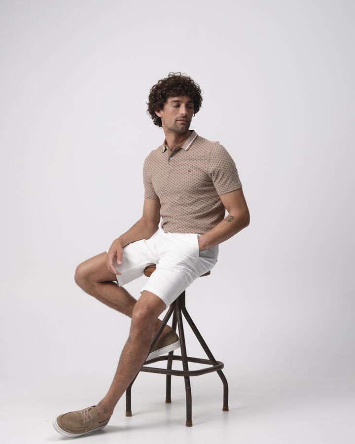 Campbell regular chino short wit - Foto 4