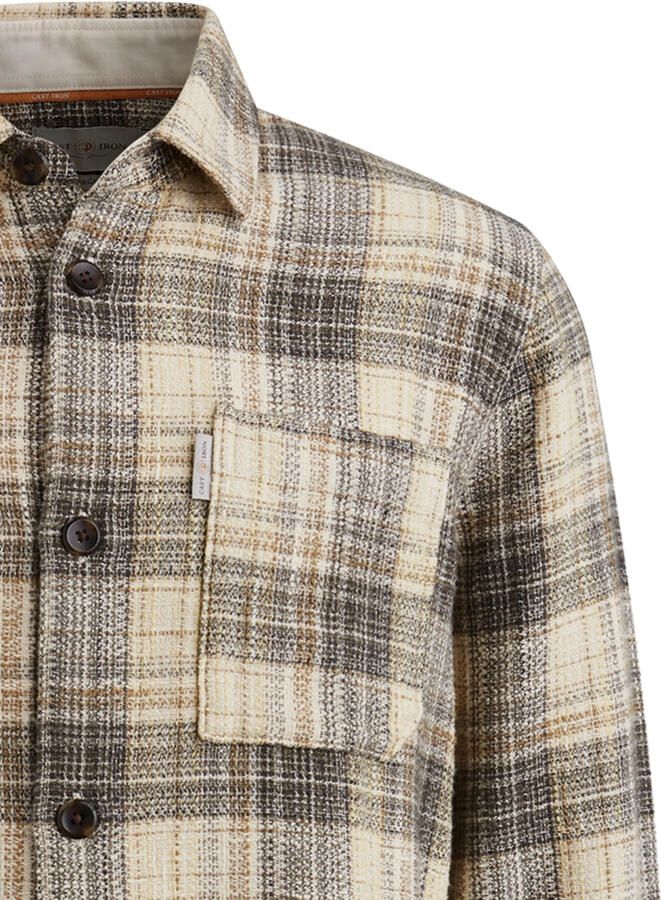 Cast Iron Lange Mouw YD Check Regular Overhemd Multicolor Heren - Foto 3