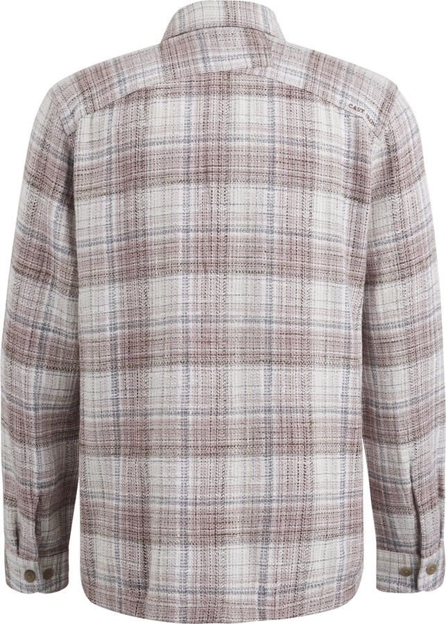 Cast Iron YD Check Regular Overhemd Lange Mouw Purple Heren - Foto 6