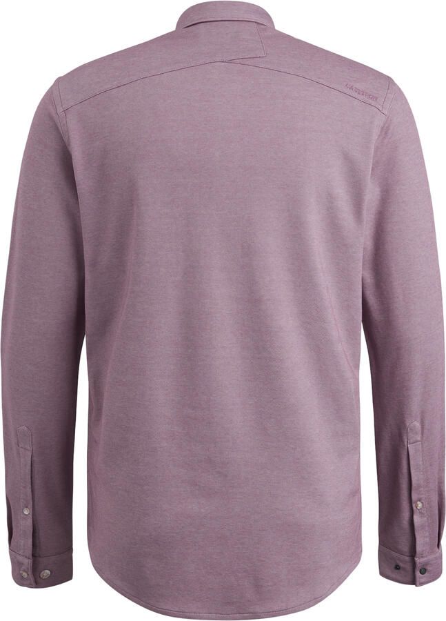 Cast Iron Overhemd Lange Mouw Overhemd Jersey Piqué Mauve - Foto 6