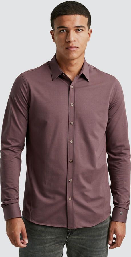 Cast Iron Lange Mouw Twill Jersey Shirt Brown Heren - Foto 2