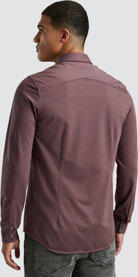 Cast Iron Lange Mouw Twill Jersey Shirt Brown Heren - Foto 3