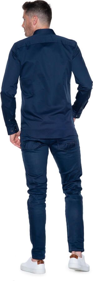 Cast Iron Overhemd korte mouw Blauw Heren - Foto 5