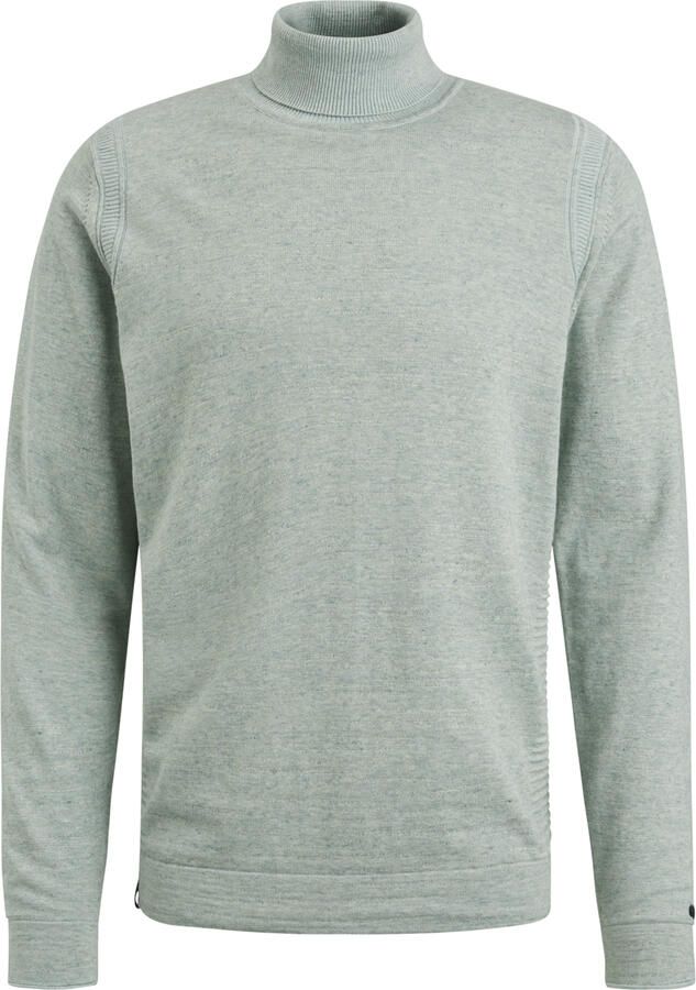 Cast Iron Heather Plated Turtleneck Pullover Grijs Heren - Foto 3