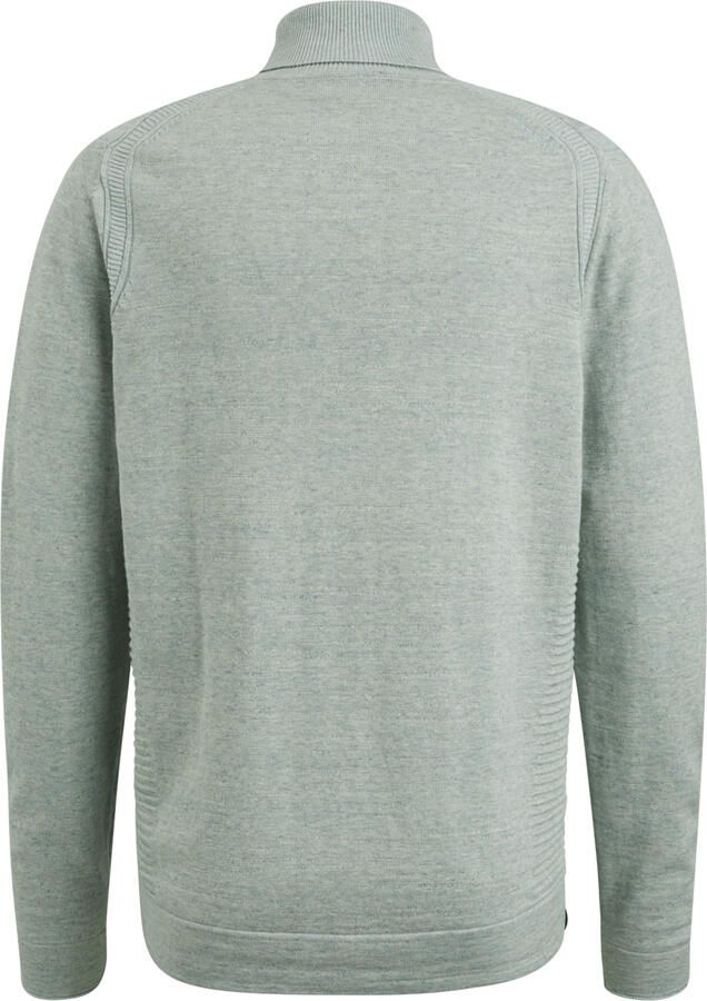 Cast Iron Heather Plated Turtleneck Pullover Grijs Heren - Foto 4