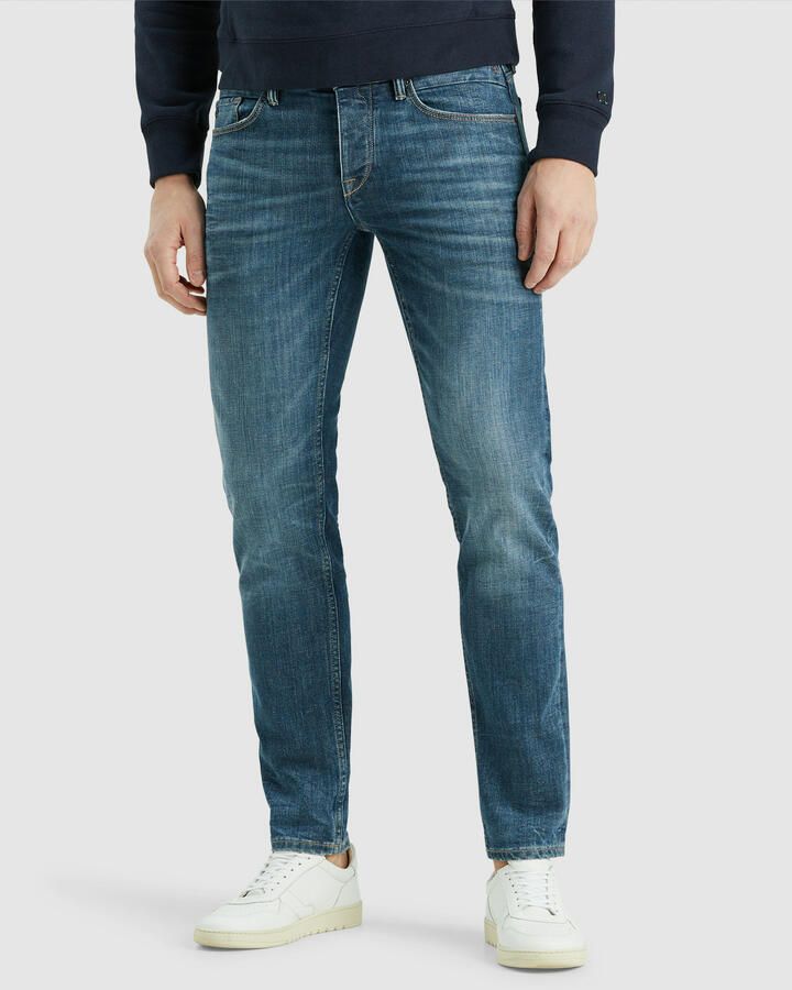 Cast Iron Slim Repair Jeans Blauw Trendy Look Blue Heren - Foto 2