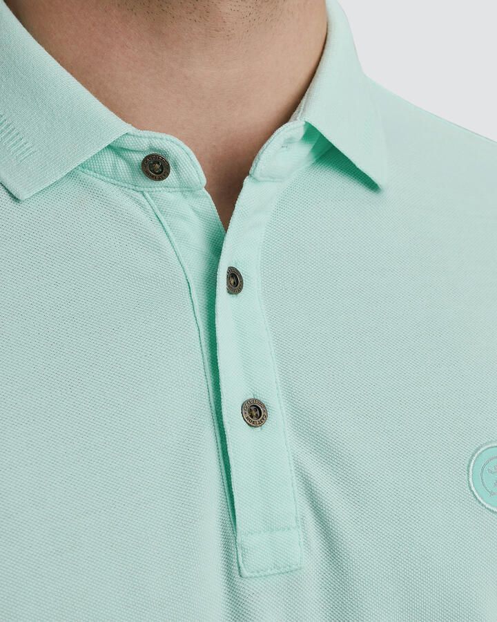 CAST IRON Heren Polo's & T-shirts Short Sleeve Polo Essential Mint