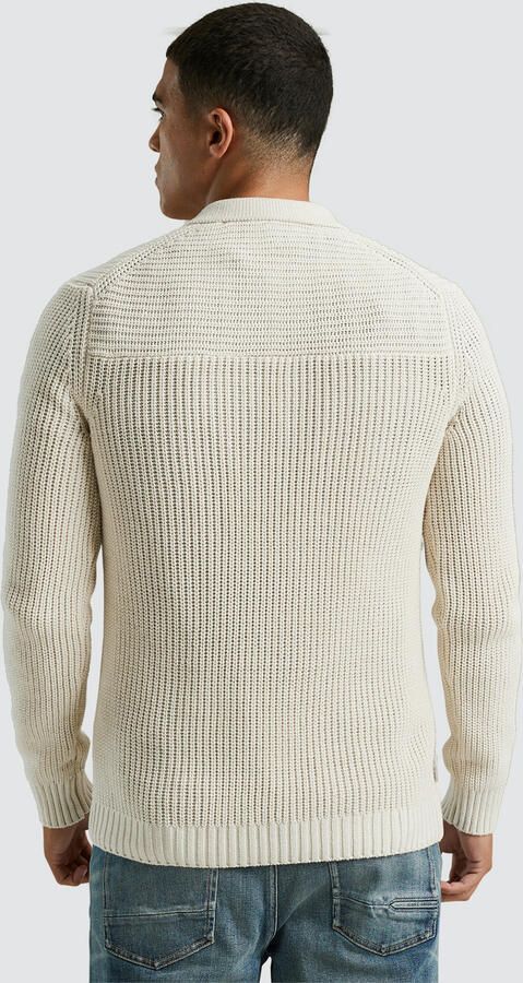Cast Iron Pullover Lange Mouw Polo Regular Fit Gray Heren - Foto 2