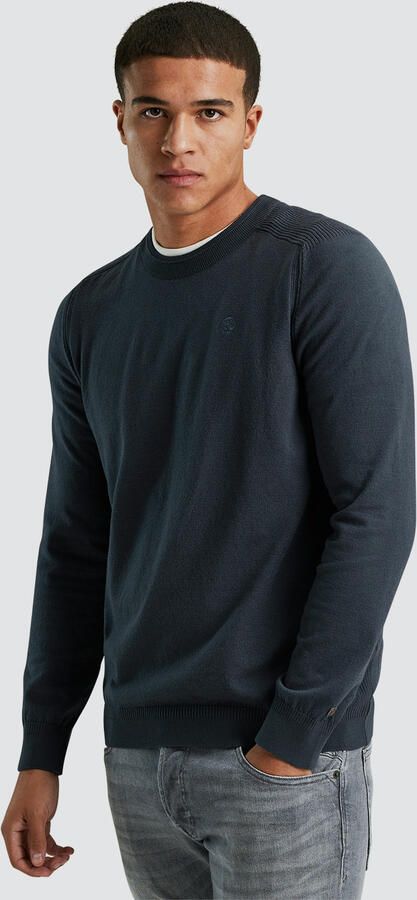 CAST IRON Heren Truien & Vesten Crewneck Essential Cotton Stretch Blauw - Foto 3