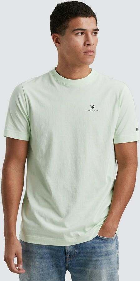 Cast Iron Korte Mouw Heren T-shirt Regular Fit Green Heren - Foto 4