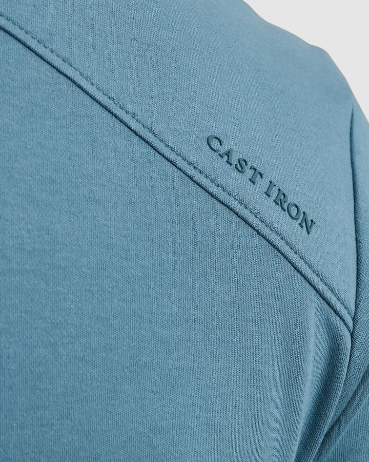 Cast Iron Korte Mouw T-shirt Regular Fit Blue Heren - Foto 2