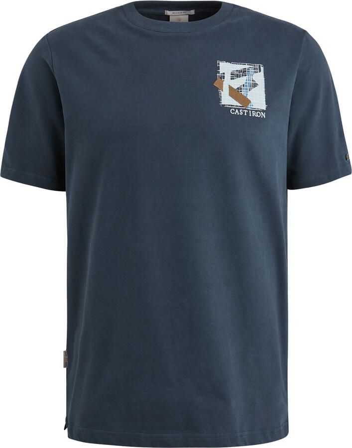 Cast Iron T-shirt donkerblauw