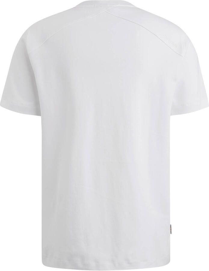 CAST IRON Heren Polo's & T-shirts Crewneck Regular Fit Interlock Essential Wit