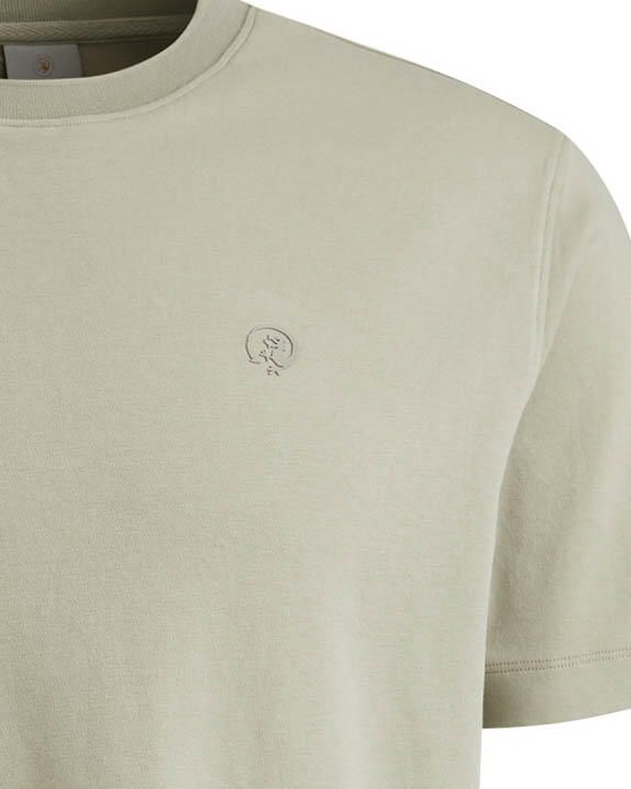 CAST IRON Heren Polo's & T-shirts Short Sleeve R-neck Regular Fit Interlock Groen - Foto 10