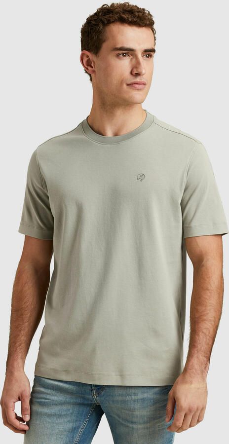 CAST IRON Heren Polo's & T-shirts Short Sleeve R-neck Regular Fit Interlock Groen - Foto 7