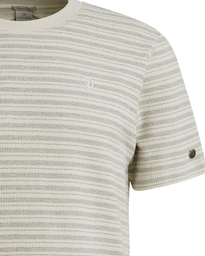 Cast iron Streeppatroon T-Shirt