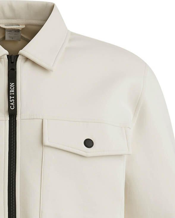 CAST IRON Heren Jassen Zip Jacket Interlock Sweat Beige - Foto 6