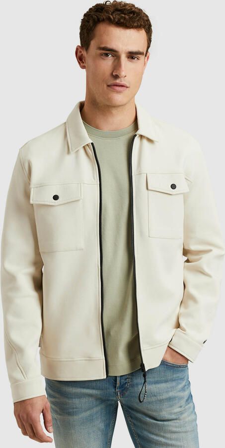 CAST IRON Heren Jassen Zip Jacket Interlock Sweat Beige - Foto 5