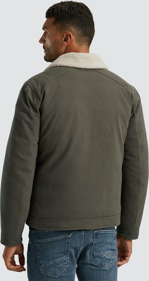 CAST IRON Heren Jassen Short Jacket Heavy Twill Studman Groen