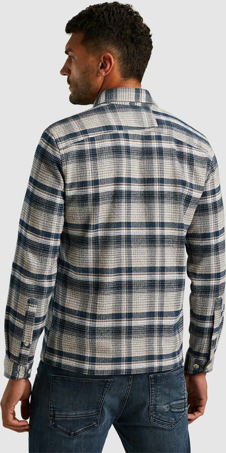 Cast Iron overshirt blauw - Foto 2