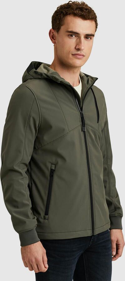 Cast Iron Superbolt Softshell Jas met Afneembare Capuchon Green Heren - Foto 11