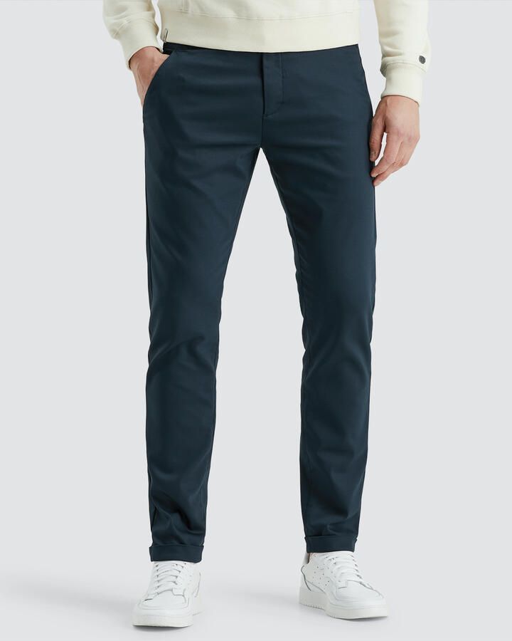 Cast Iron Chino Riser Stretch Broek Blue Heren - Foto 2