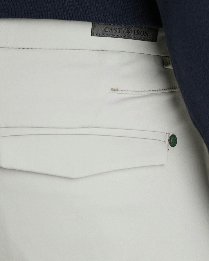 CAST IRON Heren Broeken Riser Chino Stretch Grijs - Foto 6
