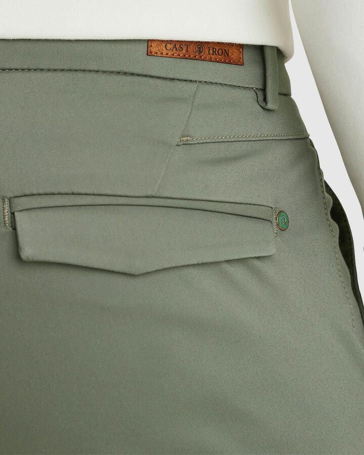 CAST IRON Heren Broeken Riser Chino Stretch Groen - Foto 9