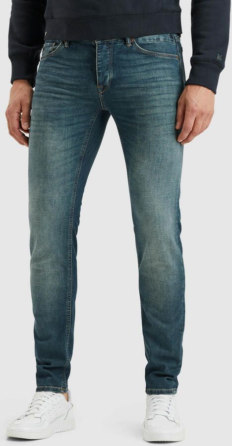 CAST IRON Heren Jeans Riser Slim Worn-in Blue Denim Blauw - Foto 15