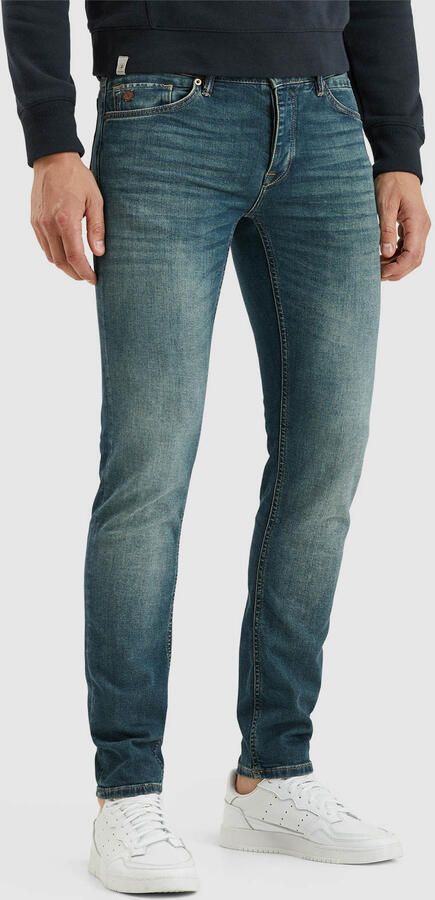 CAST IRON Heren Jeans Riser Slim Worn-in Blue Denim Blauw - Foto 14