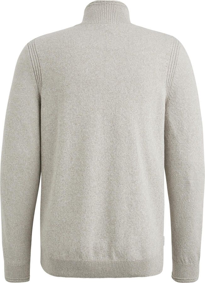 Cast Iron Half Zip Katoenmix Pullover Gray Heren - Foto 2
