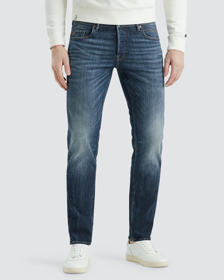 Cast Iron Tapered Indigo Royal Blue Jeans Blue Heren