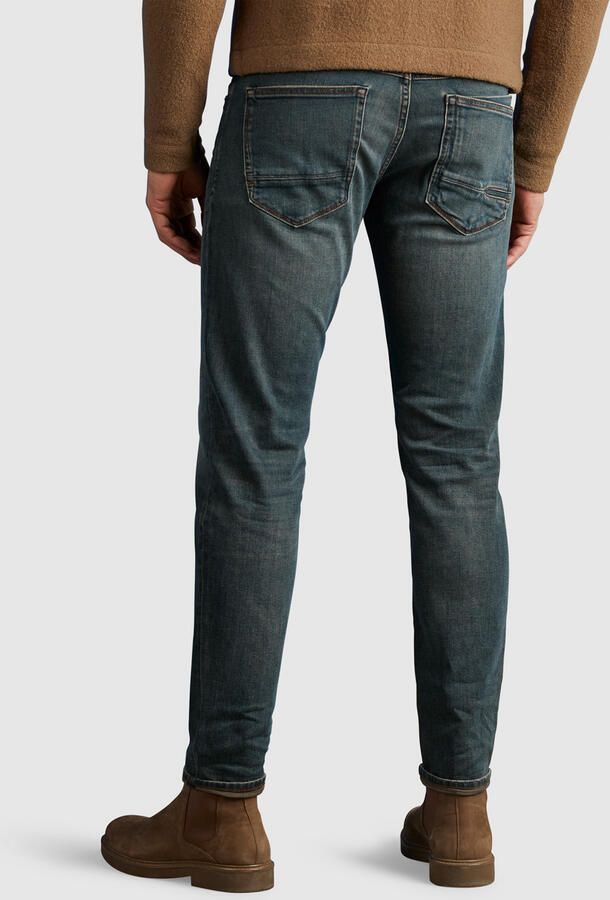 Cast Iron Blauwe Slim Fit Jeans Shiftback Regular Tapered Vintage Tinted WAsh - Foto 2