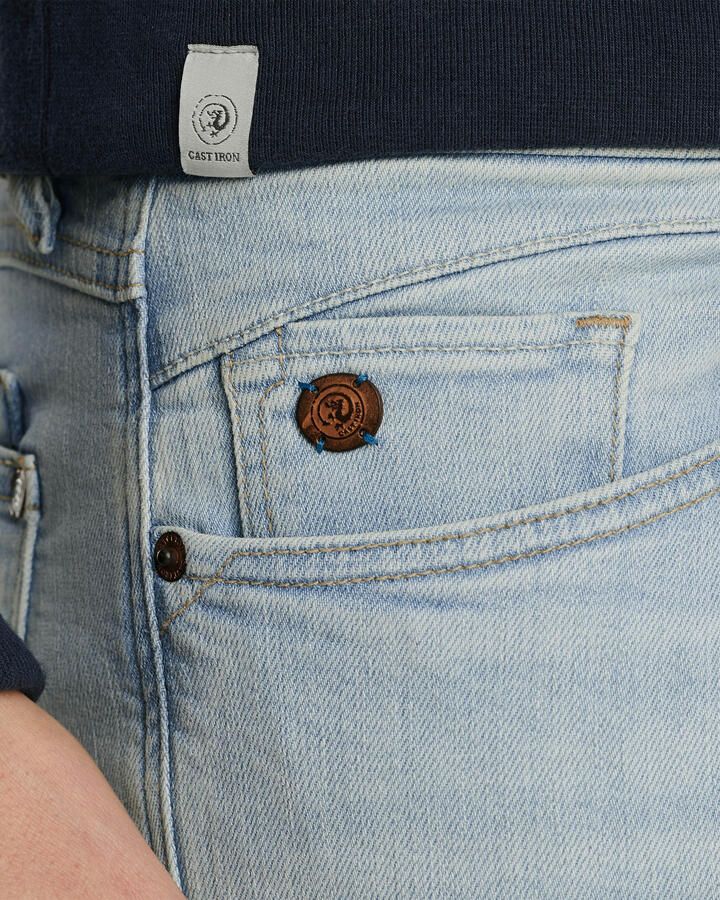 Cast Iron SHIFTBACK tapered jeans summer blue sky - Foto 4
