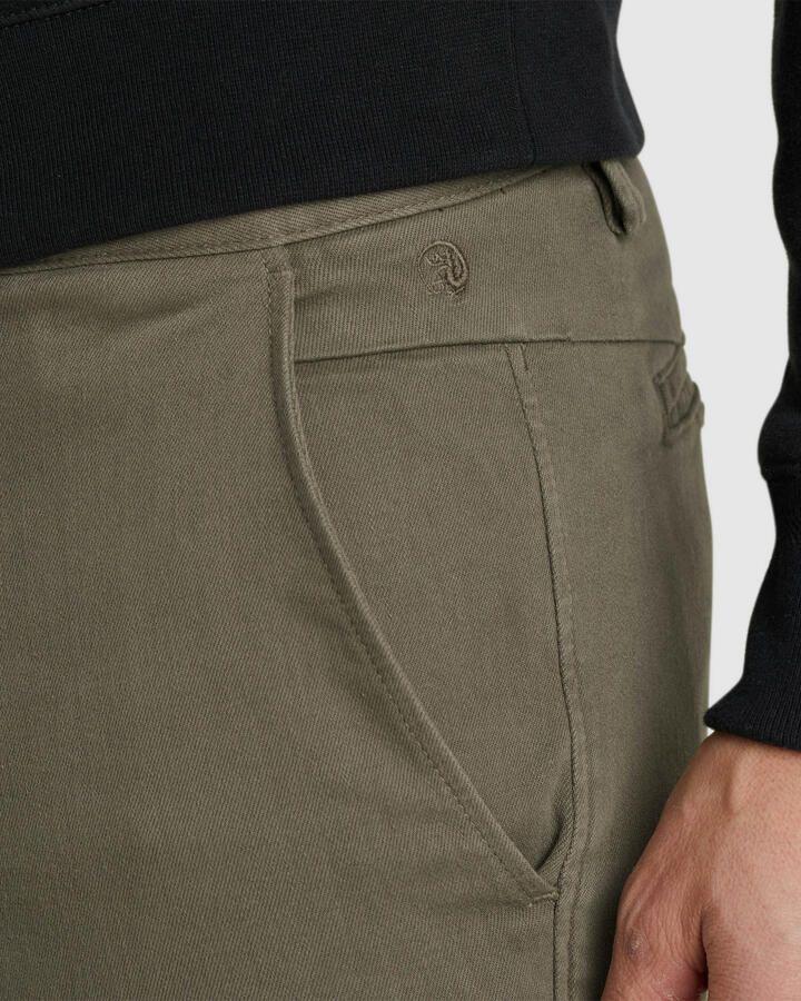 Cast Iron tapered chino kaki - Foto 5