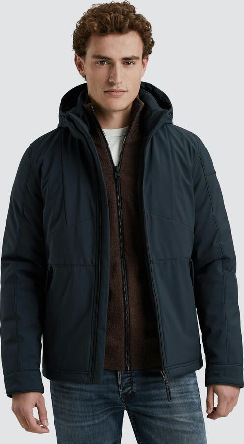 CAST IRON Heren Jassen Short Jacket Softshell Superbolt Blauw - Foto 2