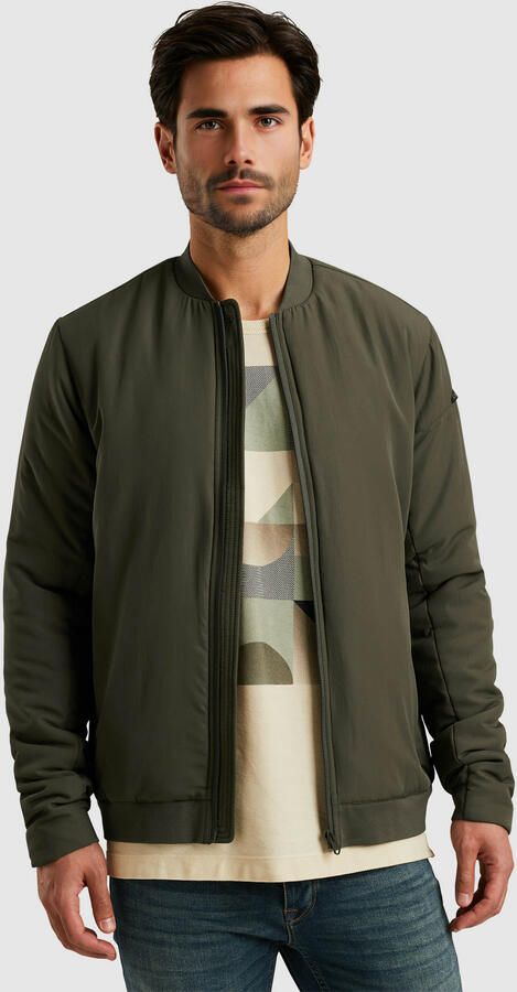 CAST IRON Heren Jassen Bomber Jacket Throttle Barker Groen - Foto 8